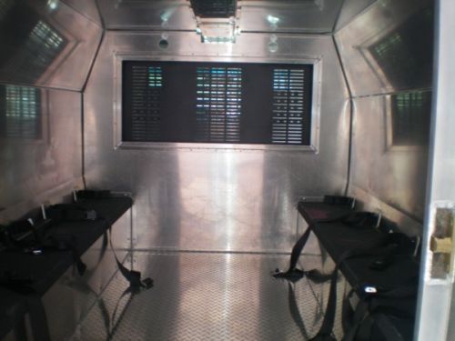 interior of the Sheriff van