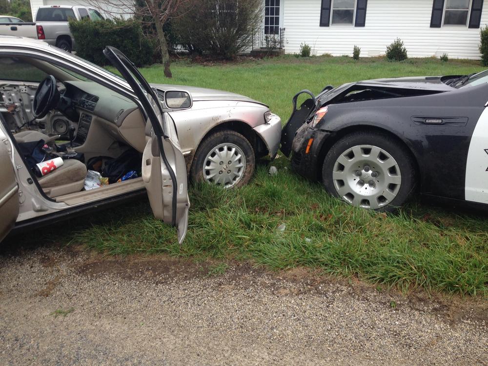 Both cars involved in the accident