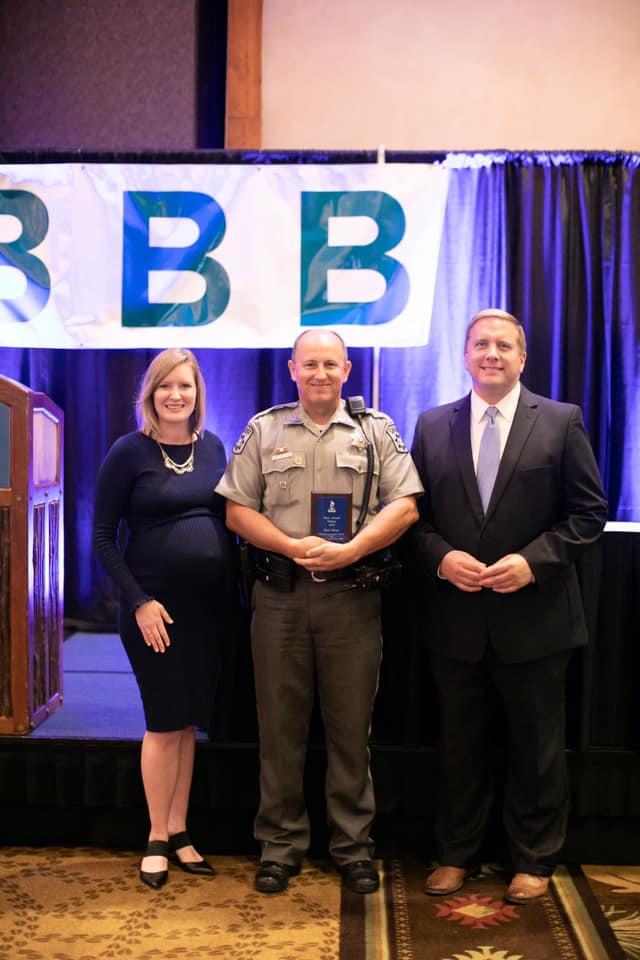 tephanie Garland, Sheriff DeLay and David Oliver